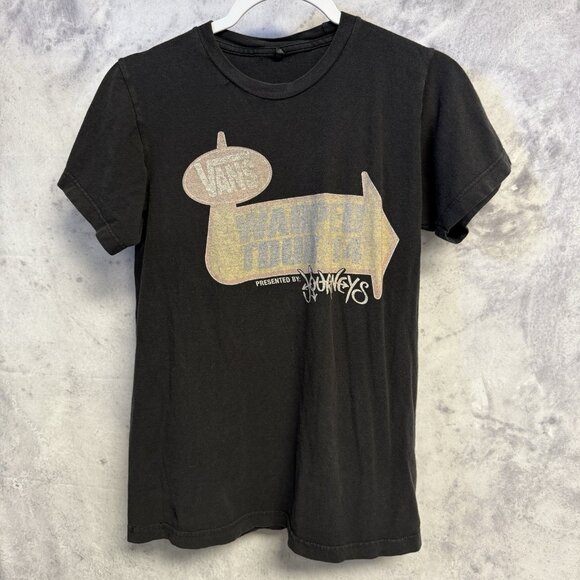 Vans Warped Tour 2014 Tour T Shirt Mens Small Black Short Sleeve Band Tee - Picture 1 of 8